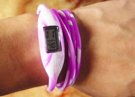 分類された色の方法シリコーン イオン スポーツの腕時計否定的なイオン昇進の腕時計